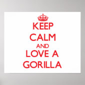 Gorilla Poster (Vorne)