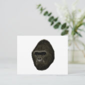 Gorilla Postkarte (Stehend Vorderseite)