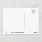 Gorilla Postkarte (Rückseite)