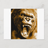 Gorilla Postkarte (Vorderseite)