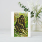 Gorilla Postkarte (Stehend Vorderseite)
