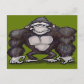 Gorilla Postkarte (Vorderseite)