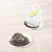 Gorilla Pout Sandstein Untersetzer (Seite)