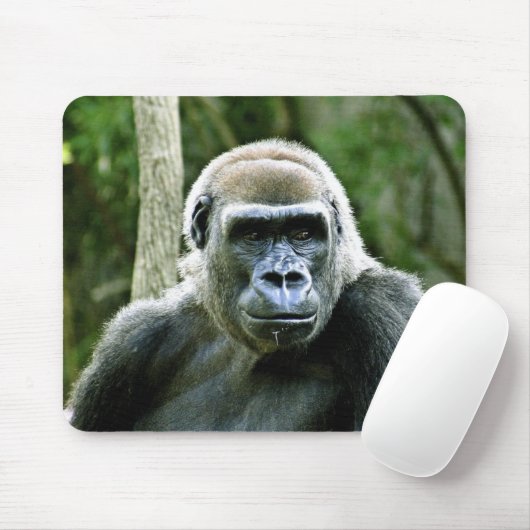 Gorilla-Profil-Mausunterlage Mousepad (Mit Mouse)