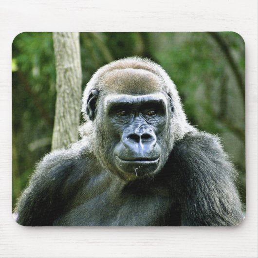Gorilla-Profil-Mausunterlage Mousepad (Vorne)