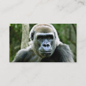 Gorilla-Profil-Visitenkarte Visitenkarte (Rückseite)