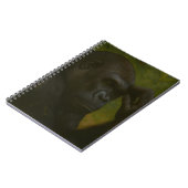 Gorilla Reflection - Ein durchdachtes Tierportrait Notizblock (Linke Seite)