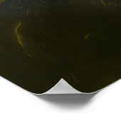 Gorilla Reflection - Ein durchdachtes Tierportrait Poster (Ecke)