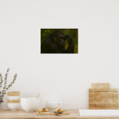 Gorilla Reflection - Ein durchdachtes Tierportrait Poster (Küche)