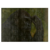 Gorilla Reflection - Ein durchdachtes Tierportrait Schneidebrett (Vorderseite)