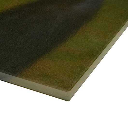 Gorilla Reflection - Ein durchdachtes Tierportrait Schneidebrett (Ecke)