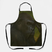 Gorilla Reflection - Ein durchdachtes Tierportrait Schürze (Vorderseite)