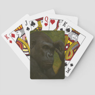 Gorilla Reflection - Ein durchdachtes Tierportrait Spielkarten