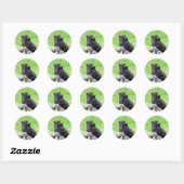 Gorilla Relaxing Sticker (Blatt)