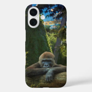 GORILLA "RETT UNSERE ARTEN" iPhone 16 HÜLLE