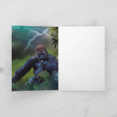 GORILLA "RETT UNSERE ARTEN" KARTE (Innenseite)