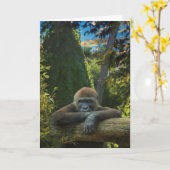 GORILLA "RETT UNSERE ARTEN" KARTE (Gelbe Blume)