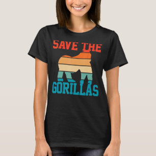 Gorilla Rettete Gorillas Regenwald T-Shirt