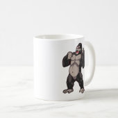 Gorilla Roaring Ape Monkey Kaffeetasse (VorderseiteRechts)