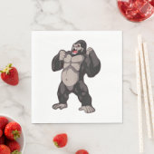 Gorilla Roaring Ape Monkey Serviette (Beispiel)