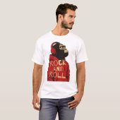 Gorilla Rock And Roll Kapuzenpullover T-Shirt (Vorne ganz)