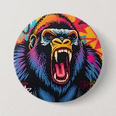 Gorilla-Rucksack Button (Vorderseite)