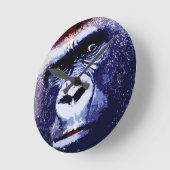 Gorilla Runde Wanduhr (Winkel)