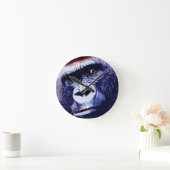 Gorilla Runde Wanduhr (Zuhause)