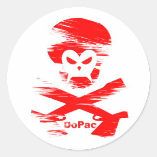 Gorilla Runder Aufkleber