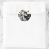 GORILLA RUNDER AUFKLEBER (Tasche)