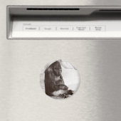 Gorilla Schlaffotografie Magnet (In Situ (Geschirrspüler))