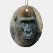 Gorilla Schlüsselring Keramik Ornament (Rechts)