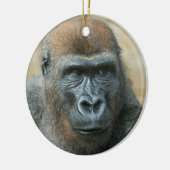 Gorilla Schlüsselring Keramik Ornament (Links)