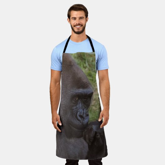 Gorilla Schürze (Getragen)