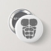 Gorilla-Sechspack Button (Vorne & Hinten)