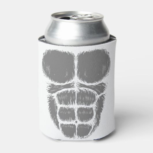 Gorilla-Sechspack Dosenkühler (Kanne Vorderseite)