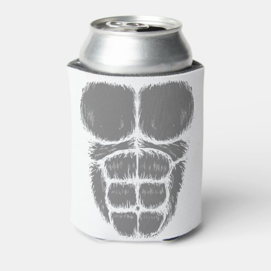 Gorilla-Sechspack Dosenkühler (Kanne Rückseite)