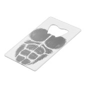 Gorilla-Sechspack Geldbeutel Flaschenöffner (Vorderseite Schrägansicht)