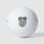 Gorilla-Sechspack Golfball (Vorderseite)