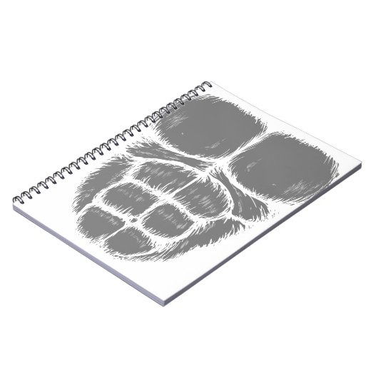 Gorilla-Sechspack Notizblock (Linke Seite)