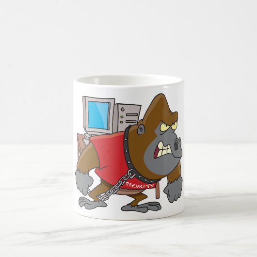 Gorilla Security Kaffeetasse (Mittel)