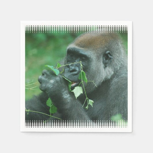 Gorilla Serviette (Vorderseite)