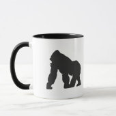 Gorilla-Silhouette Tasse (Links)
