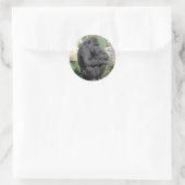 Gorilla Sitting Sticker (Tasche)