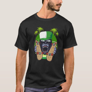 Gorilla Skateboarding Vintage Skater Skateboardfah T-Shirt