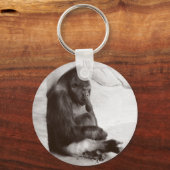 Gorilla Sleeping Photo Schlüsselanhänger (Vorderseite)