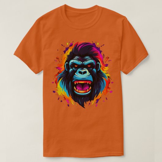Gorilla Smiling T-Shirt (Design vorne)