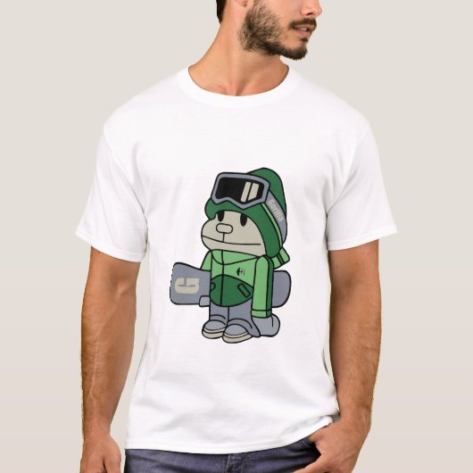 Gorilla - Snowboarder T-Shirt (Vorderseite)
