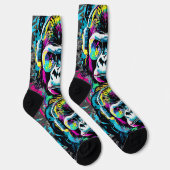 Gorilla Socks - Gorilla mit Sonnenbrille farbig Socken (Rechts)