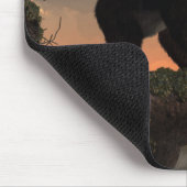 Gorilla-Sonnenuntergang Mousepad (Ecke)
